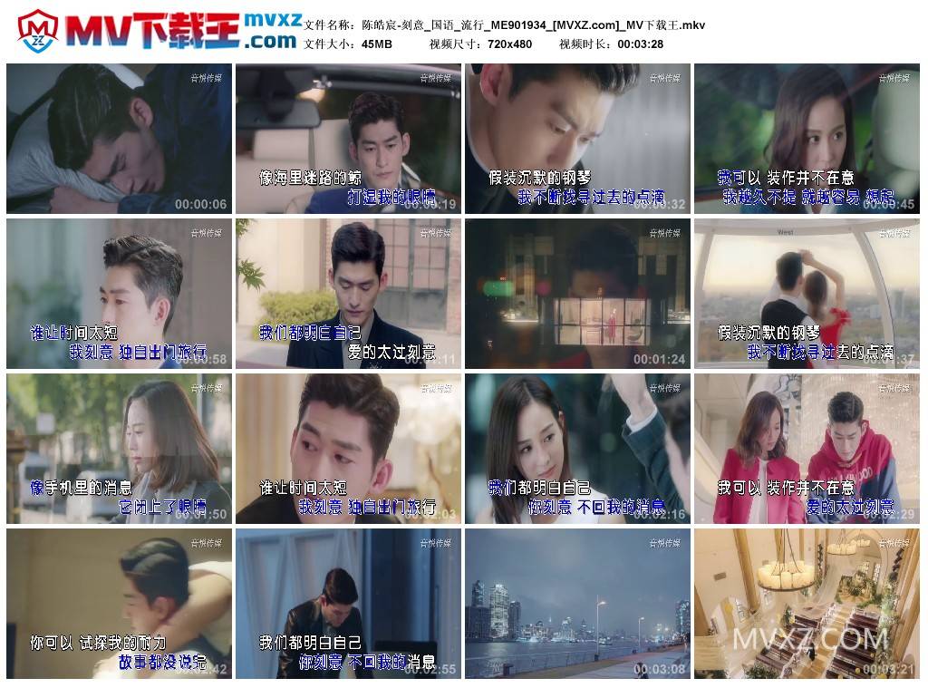 陈皓宸-刻意_国语_流行_ME901934